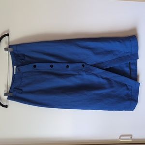 Sandro Paris Blue Midi Skirt - Size 0